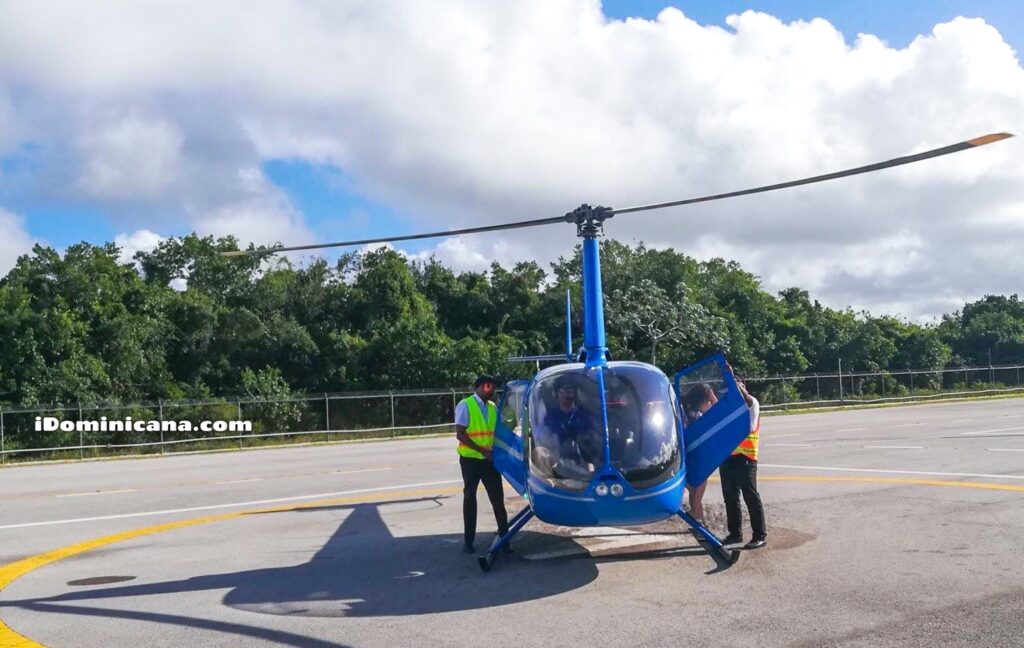 Вертолет в Доминикане