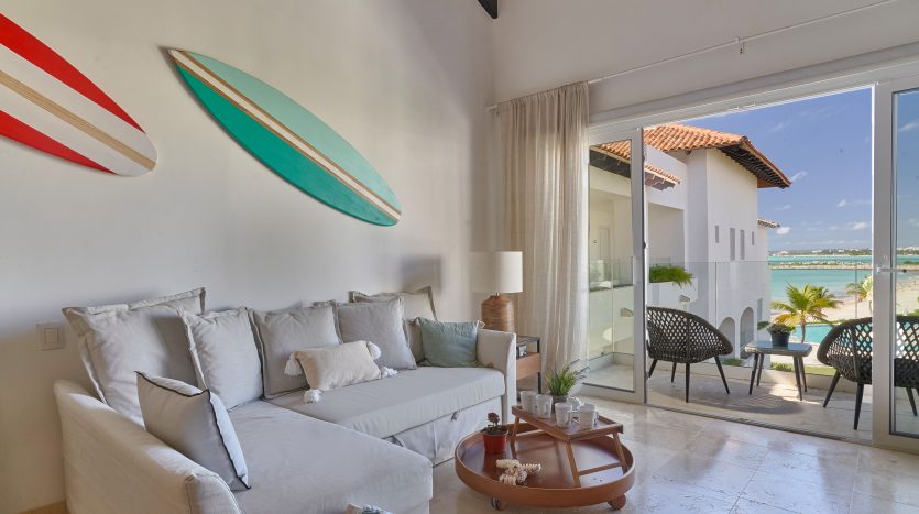 Апартаменты в Punta Palmera (Cap Cana): 1 bedroom, sea view