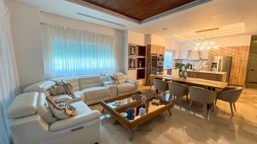 Роскошные апартаменты: Cap Cana (Aquamarina), 2 спальни, 2 мин пешком от пляжа - аренда