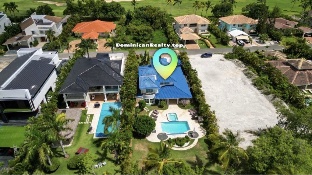 5 BD villa for sale: Cocotal golf club (Dominican Republic)