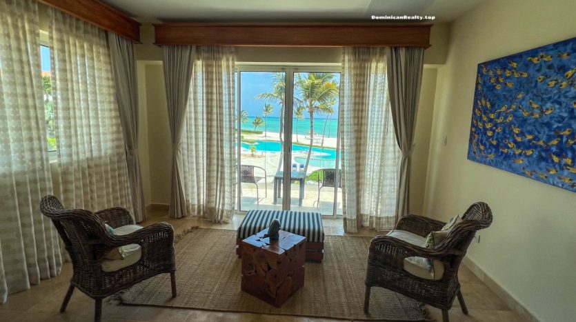 Punta Palmera (Cap Cana): 2 Bd, sea view - for rent