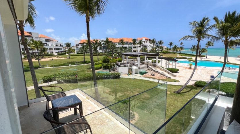 Punta Palmera (Cap Cana): 2 Bd, sea view - for rent