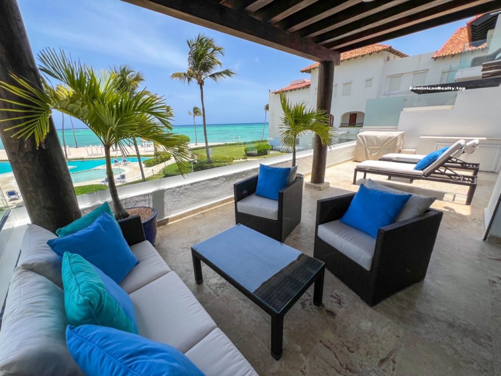 Punta Palmera (Cap Cana): 2 Bd, sea view - for rent