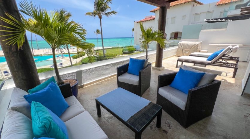 Punta Palmera (Cap Cana): 2 Bd, sea view - for rent