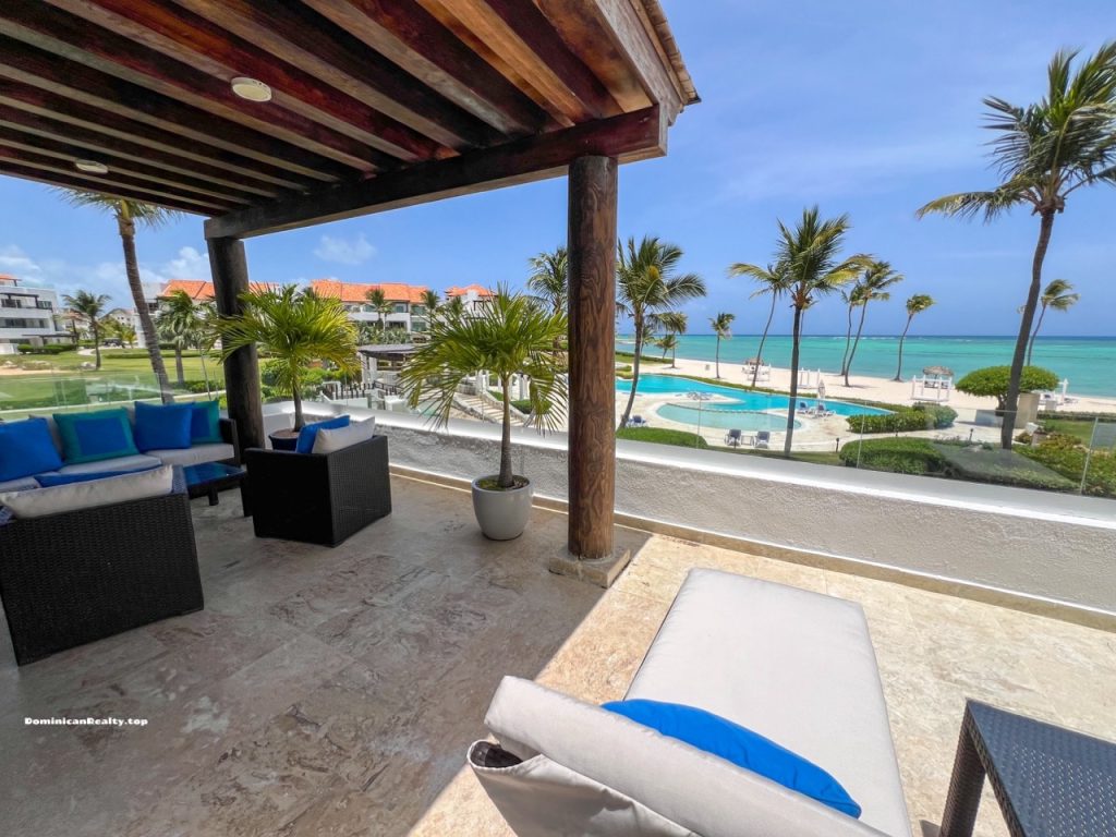 Punta Palmera (Cap Cana): 2 Bd, sea view - for rent