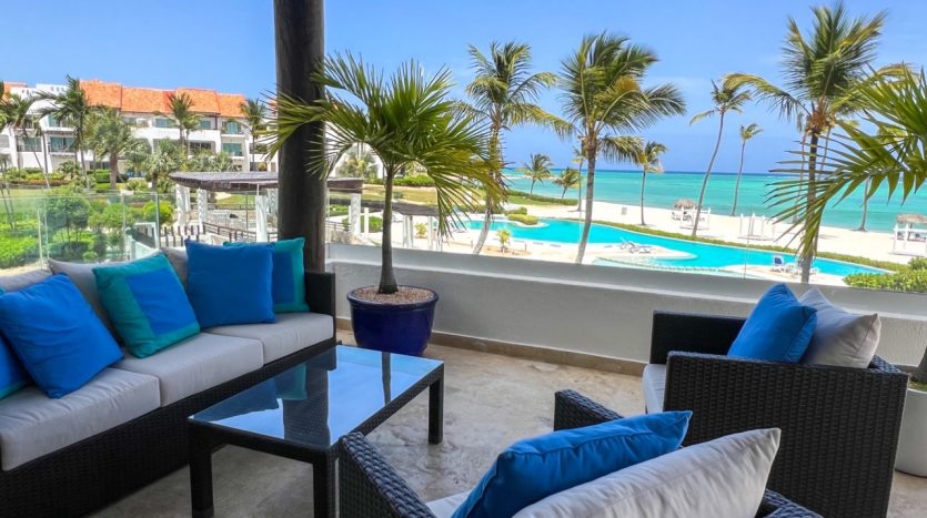 Punta Palmera (Cap Cana): 2 Bd, sea view - for rent