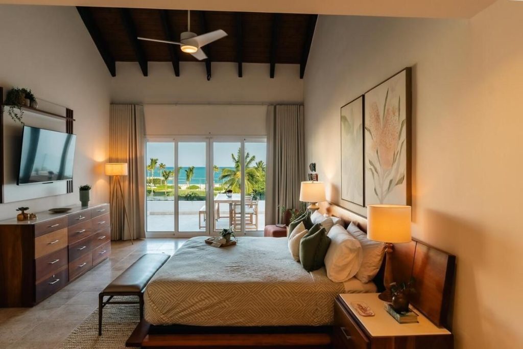 Пунта Пальмера (Cap Cana): 2 спальни + гостиная, вид на море - аренда