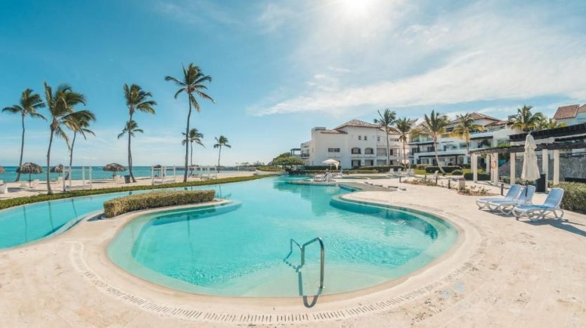 Пунта Пальмера (Cap Cana): 2 спальни + гостиная, вид на море - аренда