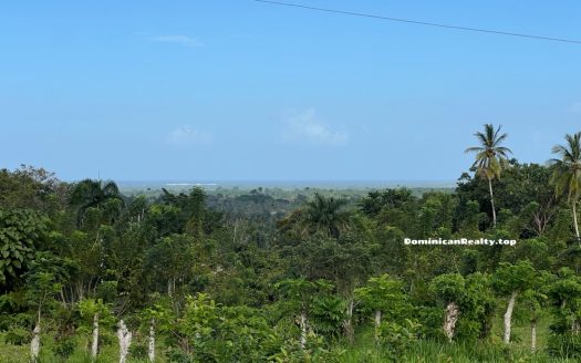 Земля в Доминикане на горе с видом на море - купить недорого