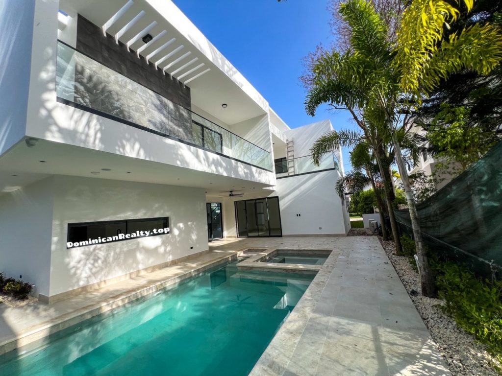 Punta Cana village: 4 BD villa for sale