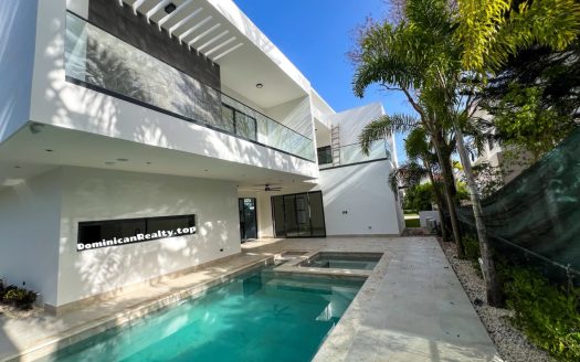 Punta Cana village: 4 BD villa for sale