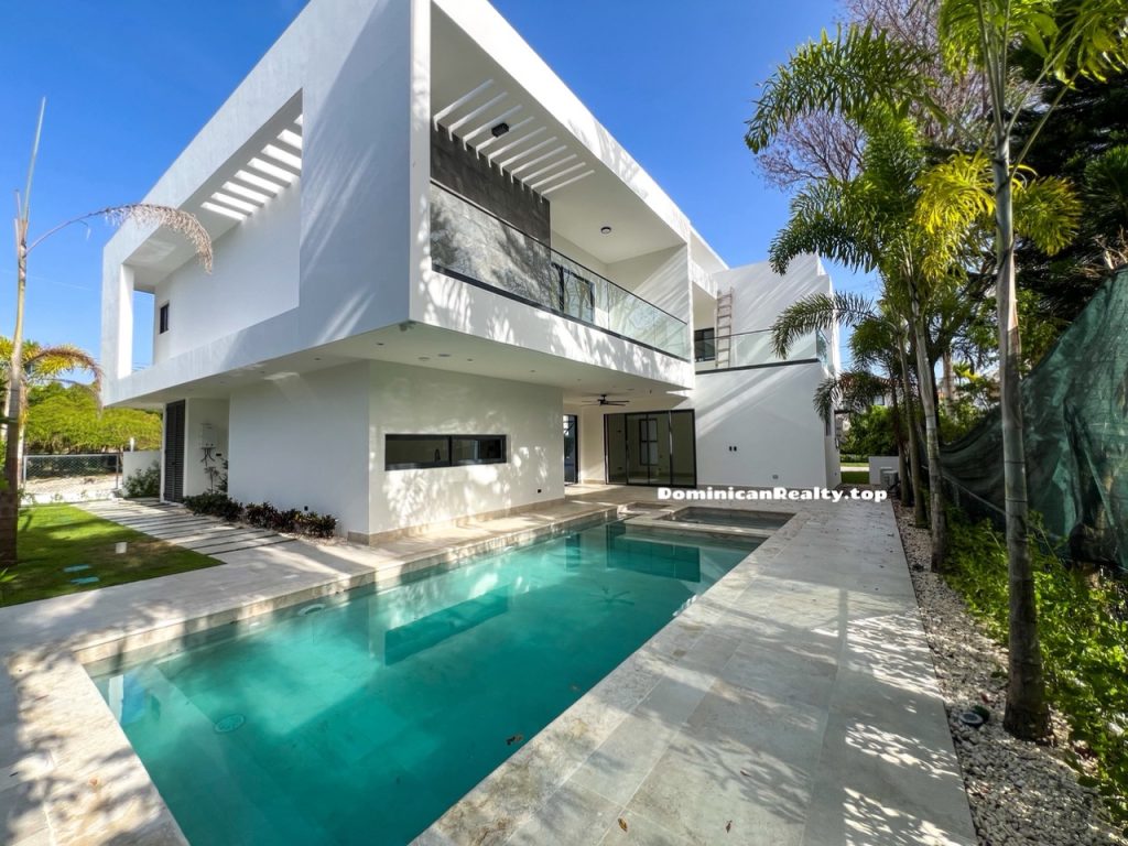 Punta Cana village: 4 BD villa for sale