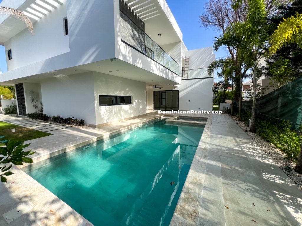 Punta Cana village: 4 BD villa for sale