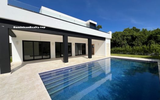 Punta Cana village: 4 BR villa for sale
