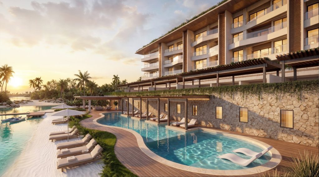 Апартаменты в Доминикане возле пляжа: Cap Cana, Lago Azul - купить